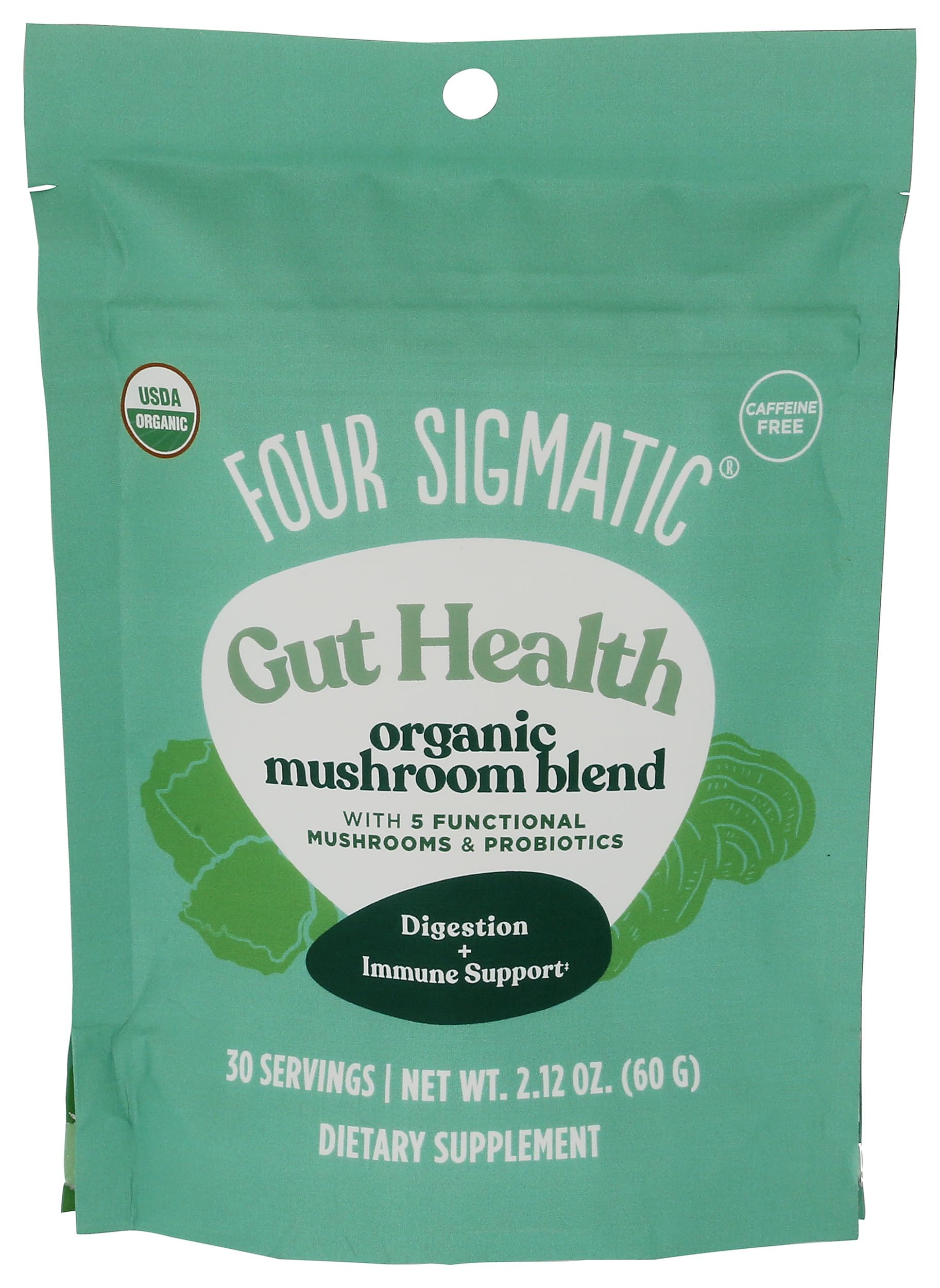 Four Sigmatic polvo disuelto en batido nutritivo listo para consumir