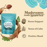 Four Sigmatic textura del polvo molido, disolución rápida y sabor terroso