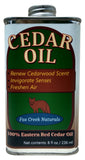Fox Creek Naturals frasco delantero de 8oz mostrando etiqueta y cierre, confianza artesanal