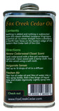 Fox Creek Naturals detalle del color y textura del aceite, pureza y riqueza aromática