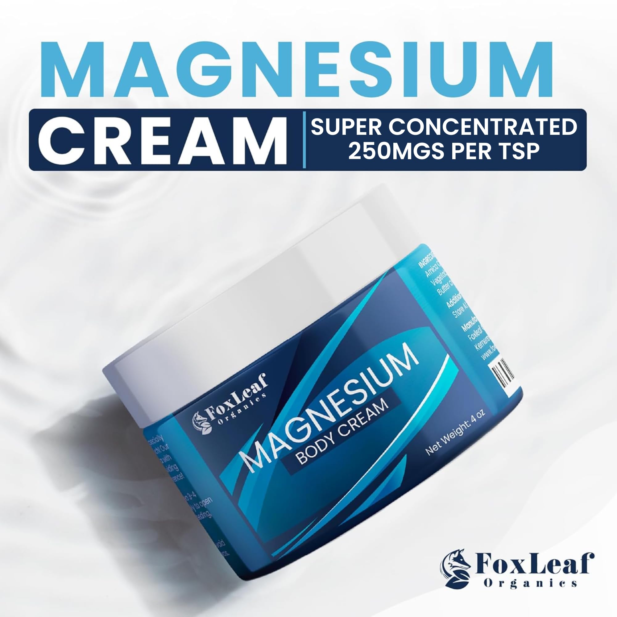 FOXLEAF textura cremosa en primer plano que facilita absorción