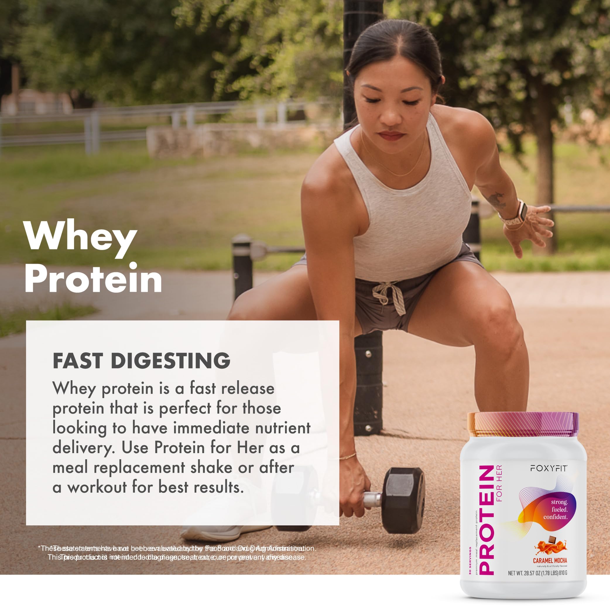 FoxyFit en ambiente de gimnasio para energía y apoyo al entrenamiento