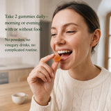 Escena de desayuno con FQMUEV para rutina matutina de bienestar intestinal