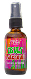 Frankie & Myrrh botella frontal mostrando diseño y beneficios aromáticos