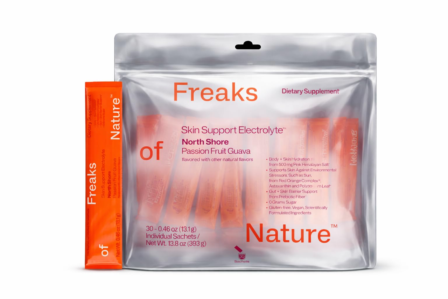 Freaks of Nature caja del producto empaquetada, ideal para llevar y sin azúcar