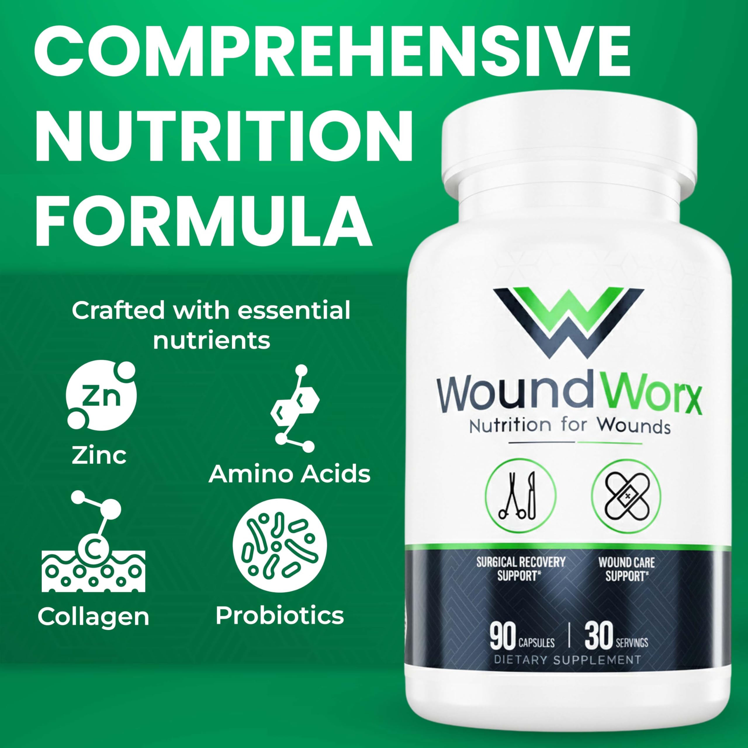 Free Life Labs etiqueta nutricional clara con información de vitaminas y minerales