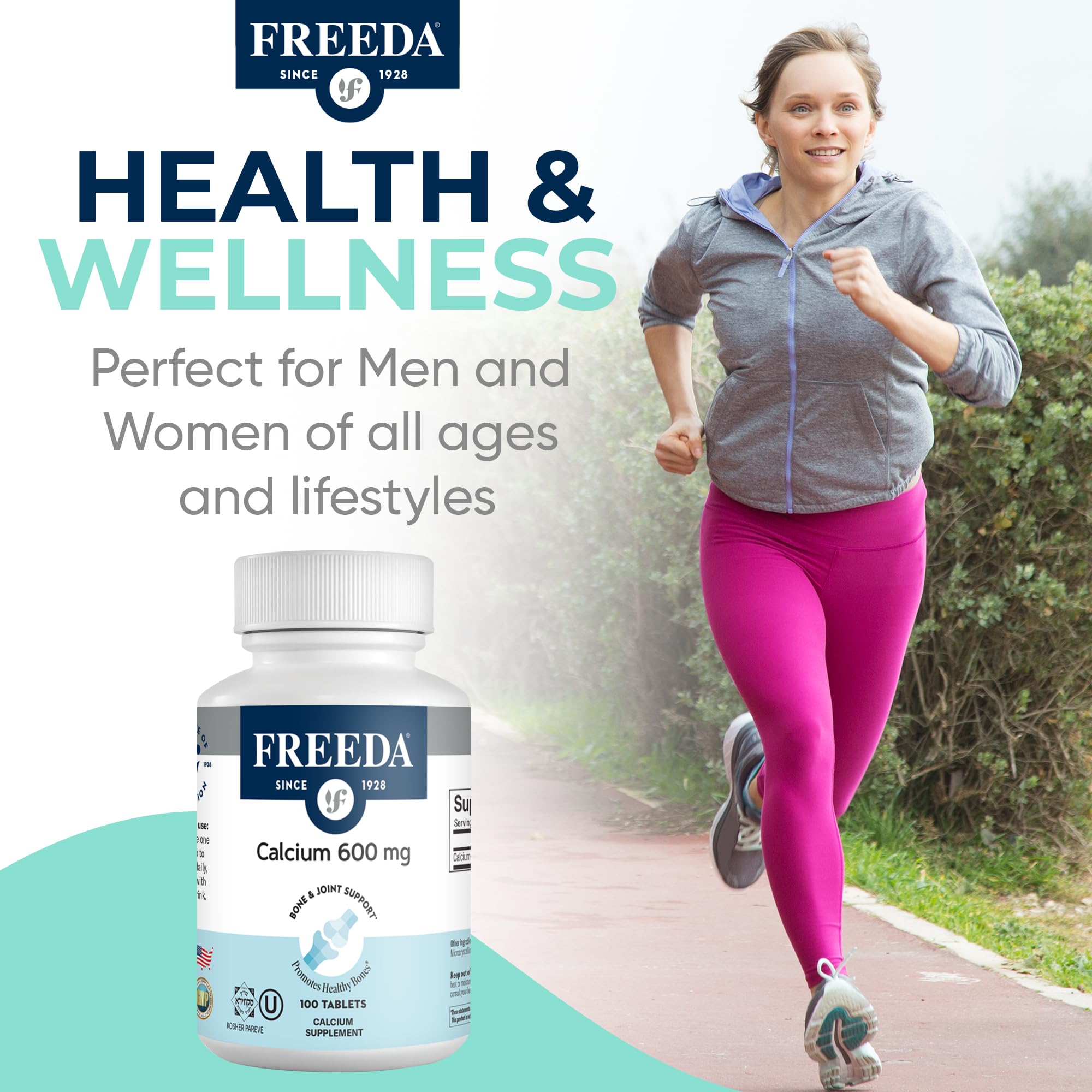 FREEDA sello GMP y fabricación en EE. UU. para confianza de calidad
