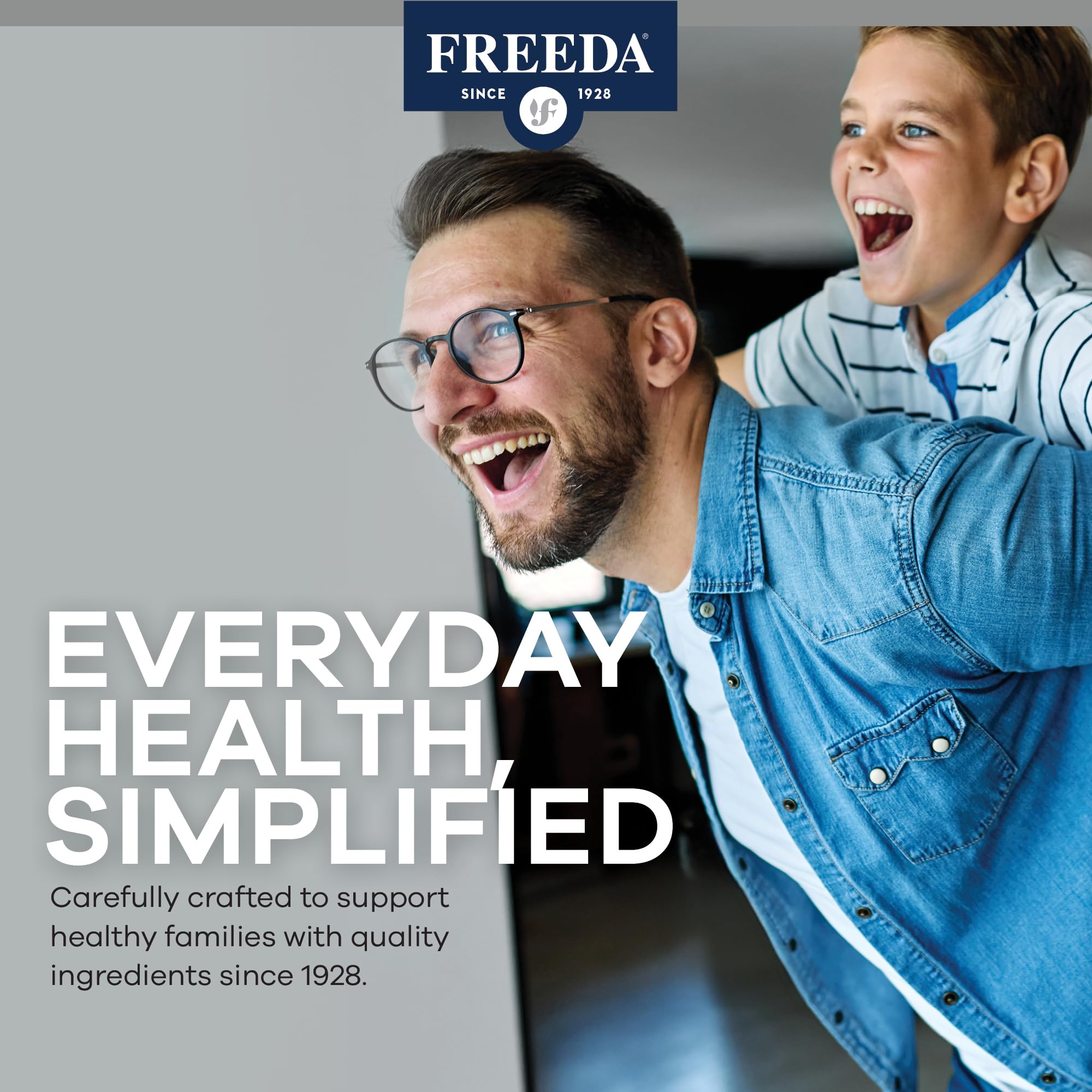 FREEDA sello kosher y certificaciones visibles que garantizan calidad