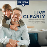 Freeda comprimido siendo tomado con agua para conveniencia diaria