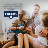 FREEDA contexto de desayuno mostrando uso diario y compatibilidad nutricional