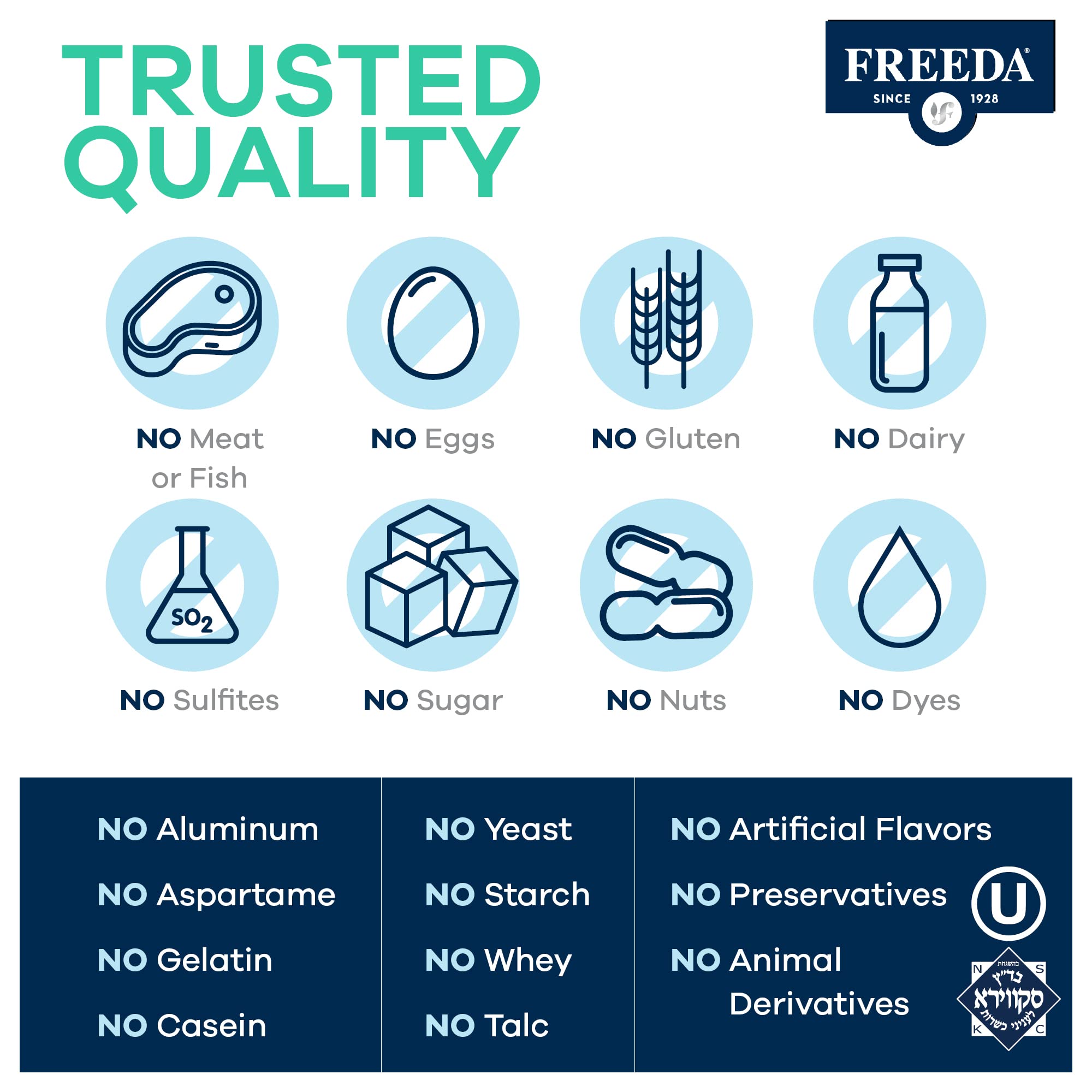 Freeda tableta en mano para comparar tamaño y facilidad