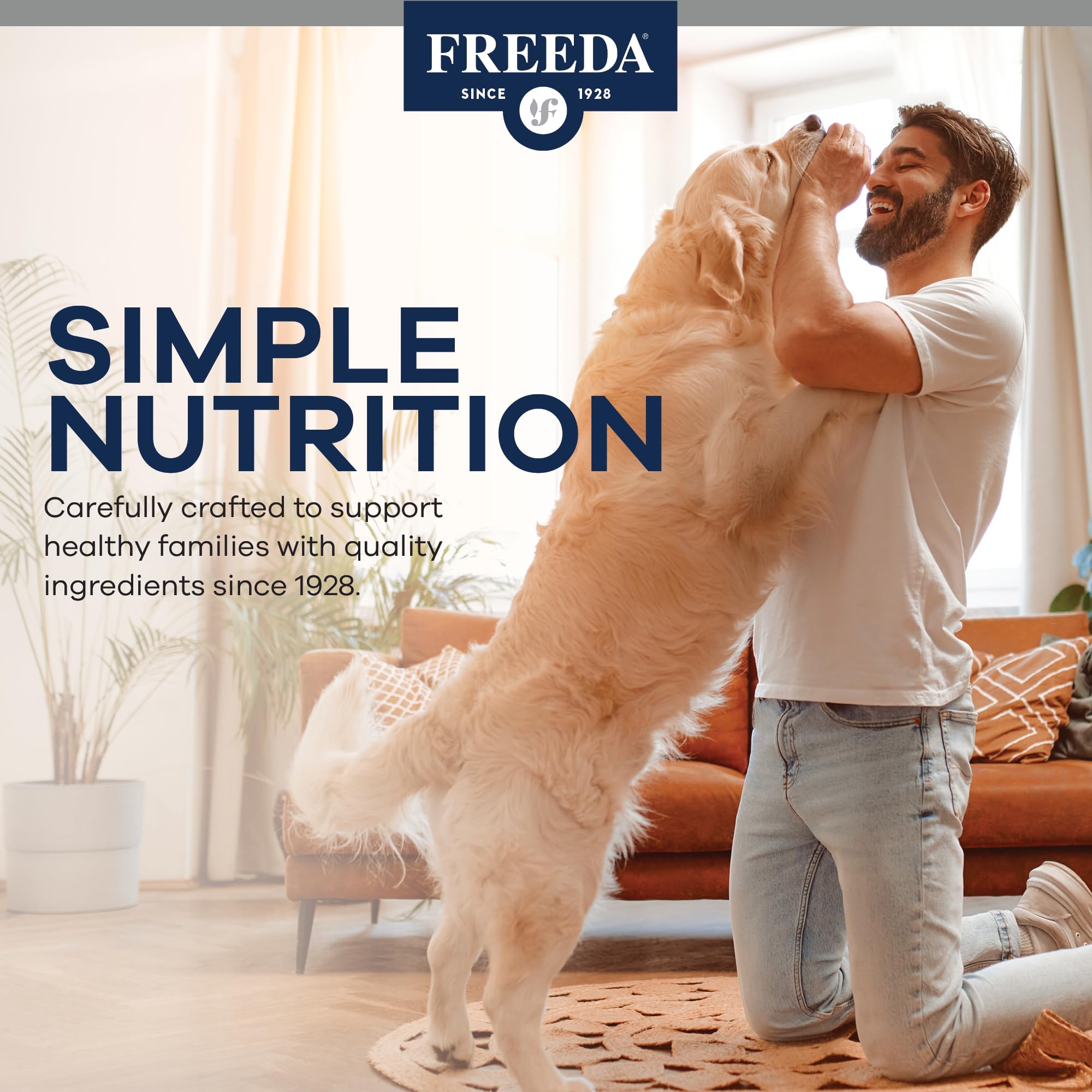 Freeda producto junto a objetos para comparar tamaño, beneficio de dosificación visual