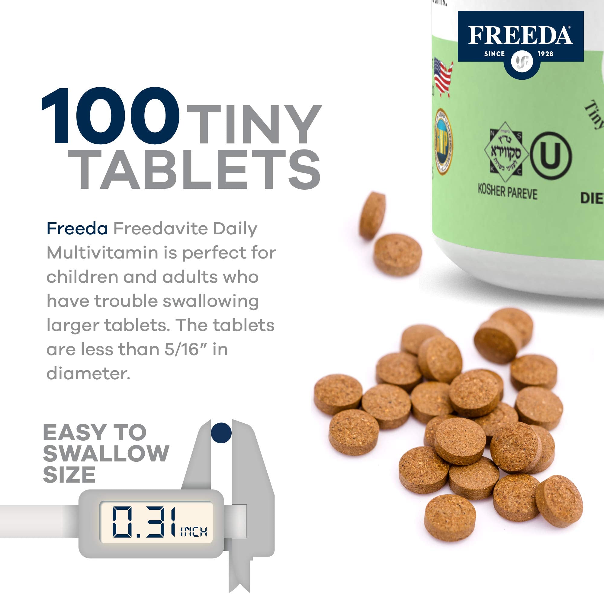 FREEDA Freedavite cierre del envase en primer plano, transmite calidad y conservación
