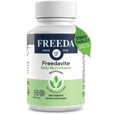 FREEDA Freedavite frente del envase mostrando diseño y beneficio de dosis moderada