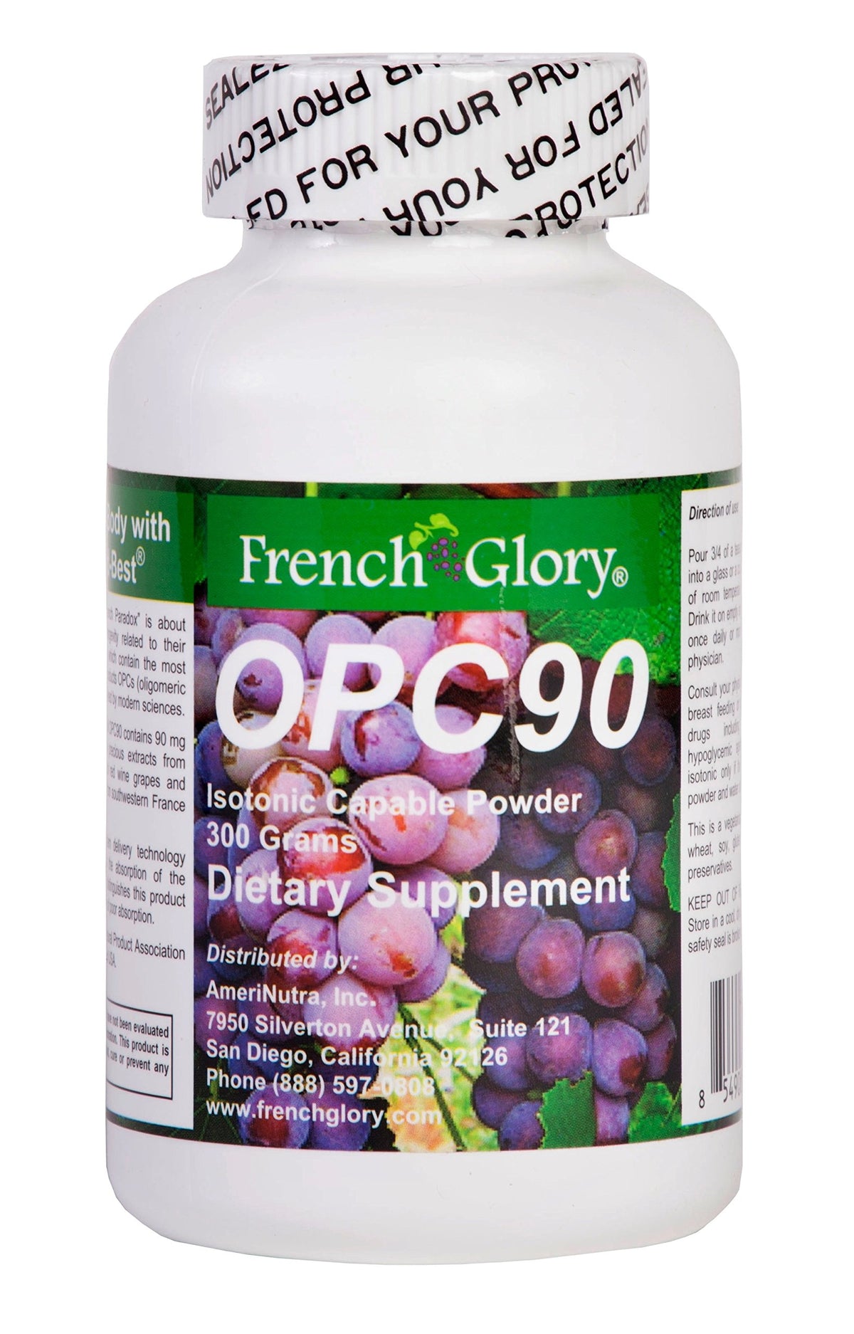 FrenchGlory OPC90 frente del envase mostrando diseño y cantidad 300 g
