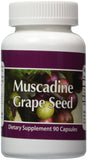 Fresh Health Nutritions frasco frontal de Muscadine Grape Seed, presentación clara