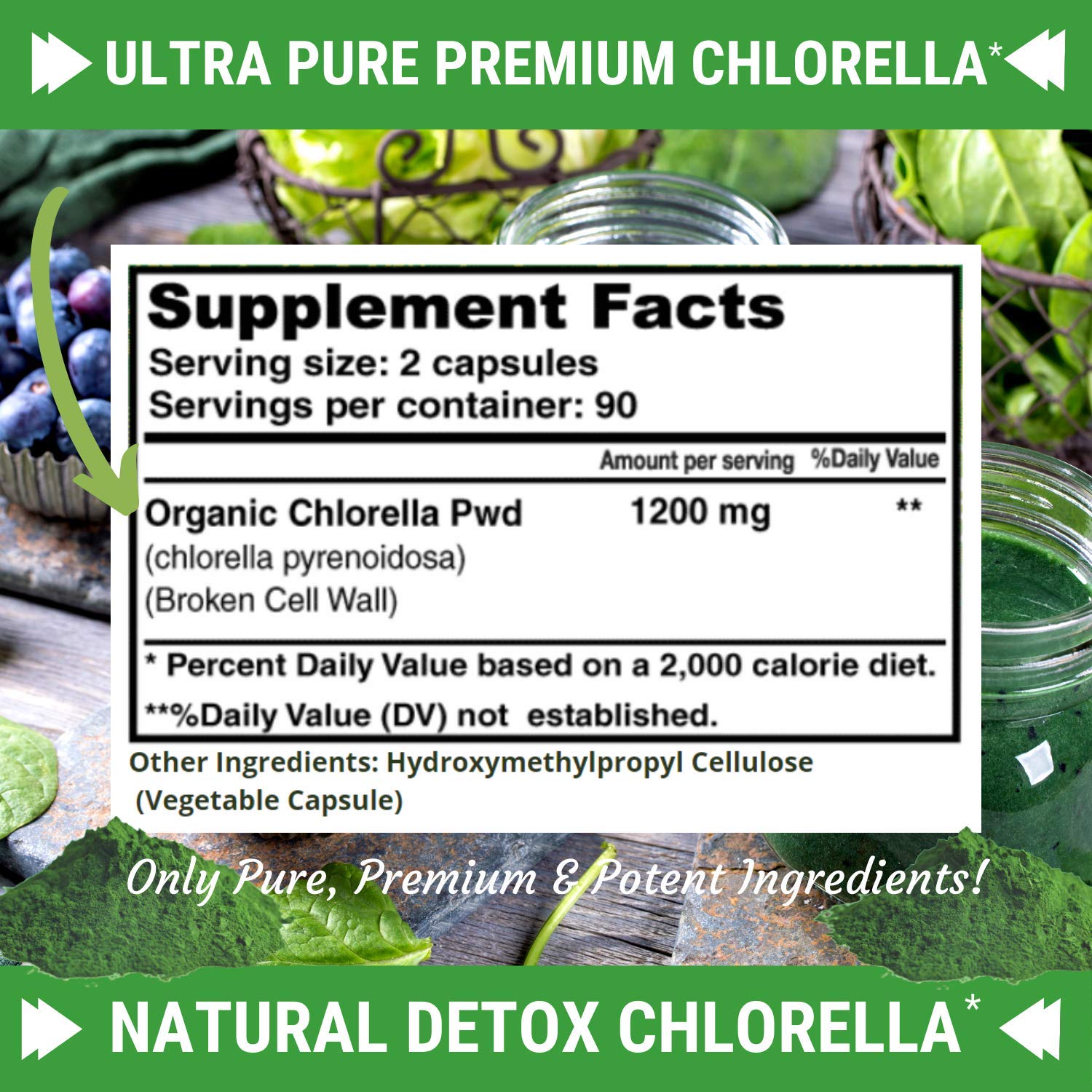 FRESH HEALTHCARE detalle de etiqueta con dosis y ingredientes claros