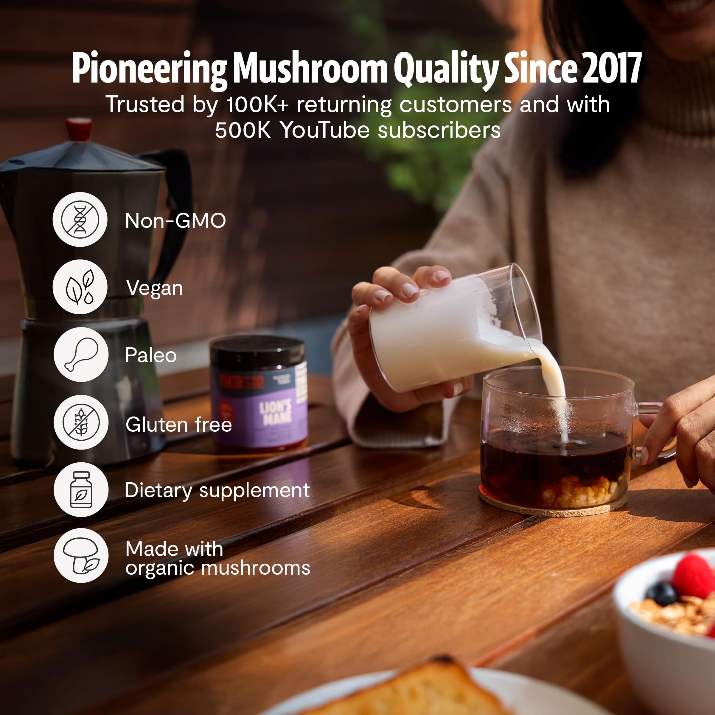FreshCap Mushrooms detalle de certificado CCOF para validar calidad orgánica