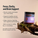 FreshCap Mushrooms etiqueta con ingredientes orgánicos y certificación visible para confianza
