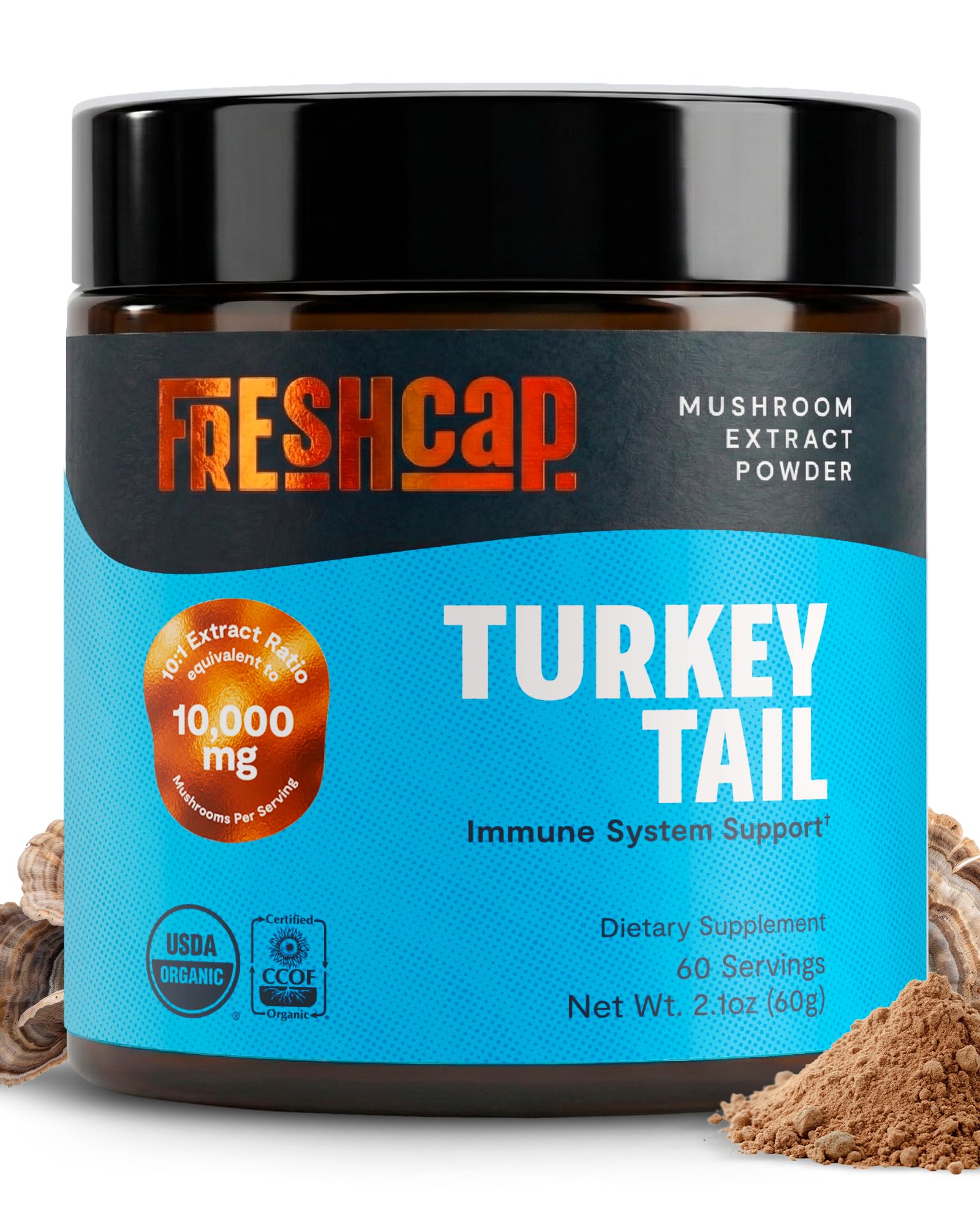 FreshCap frasco frontal muestra envase y duración de 60 servicios