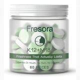 FRESORA frente del empaque mostrando 60 pastillas y beneficio limpieza