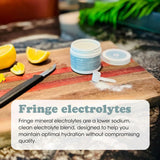 Fringe bebida mezclada en botella lista para beber y rehidratar rápido