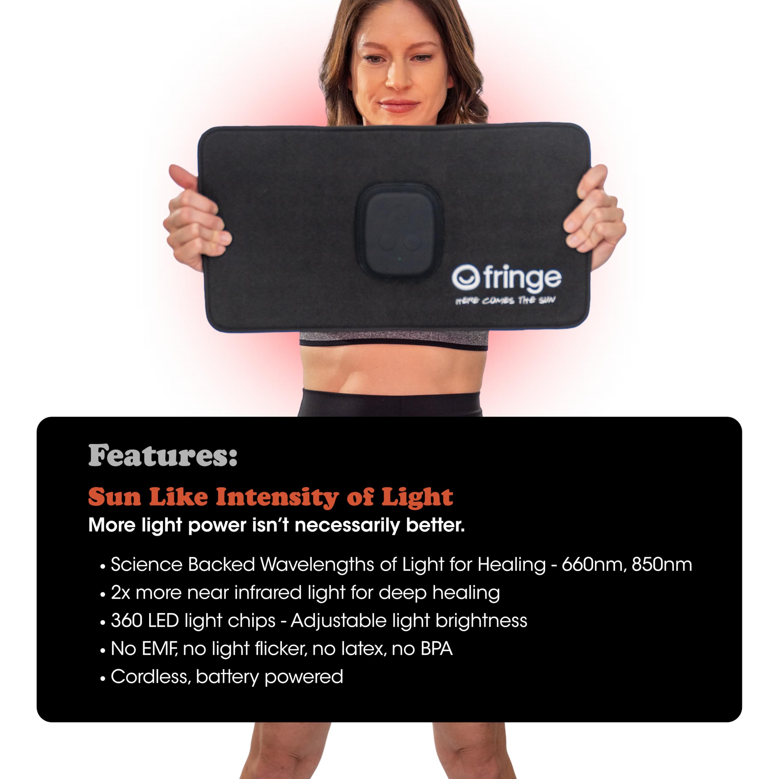 Fringe detalle de LEDs que muestra textura y calidad, para sesiones uniformes