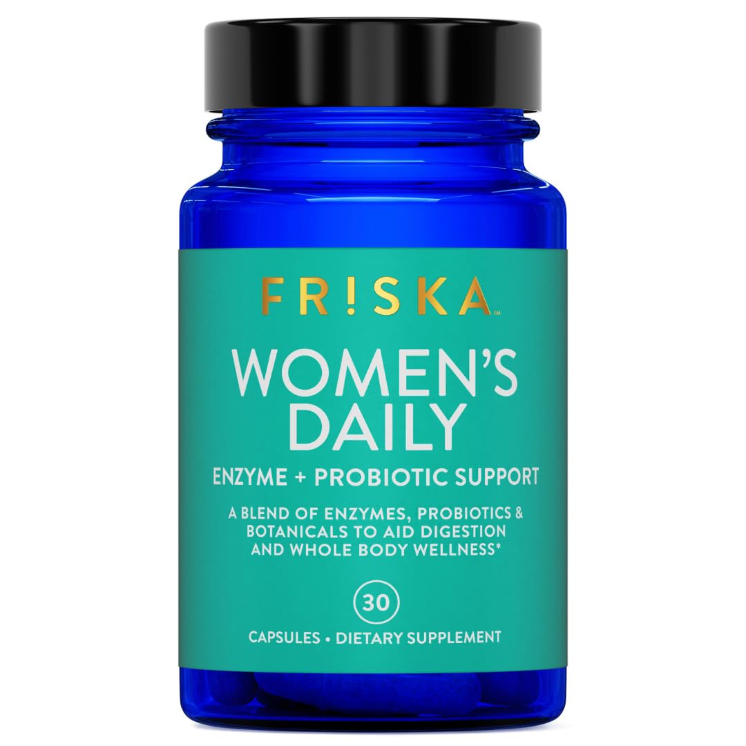 FR!SKA frasco frontal con etiqueta clara y benefits digestivos