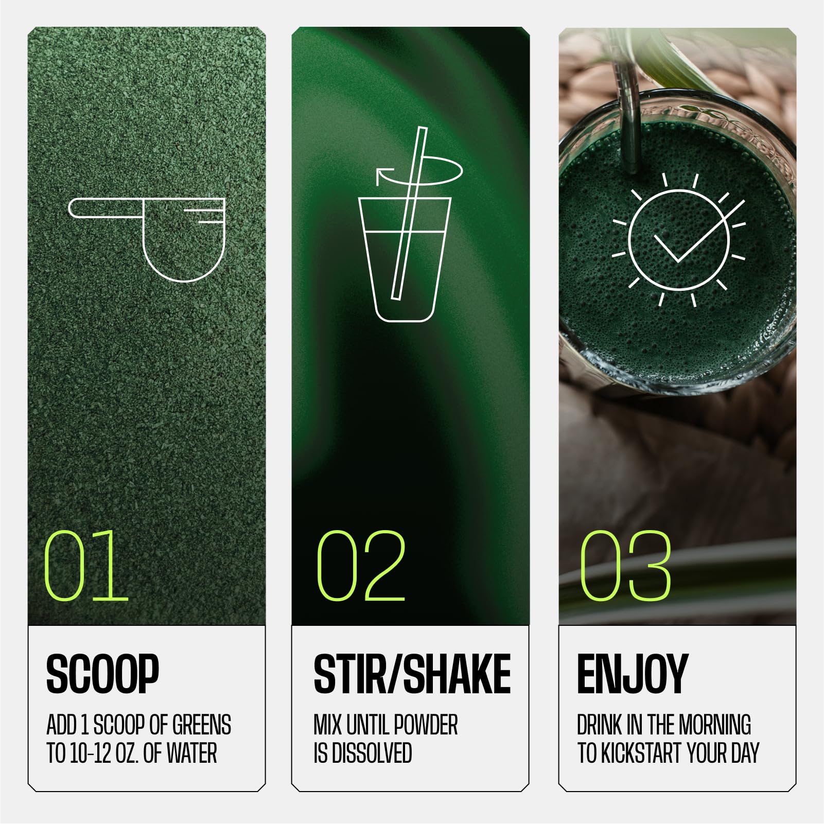 Frog Fuel batido terminado en vaso sabor limón-lima refrescante para recuperación