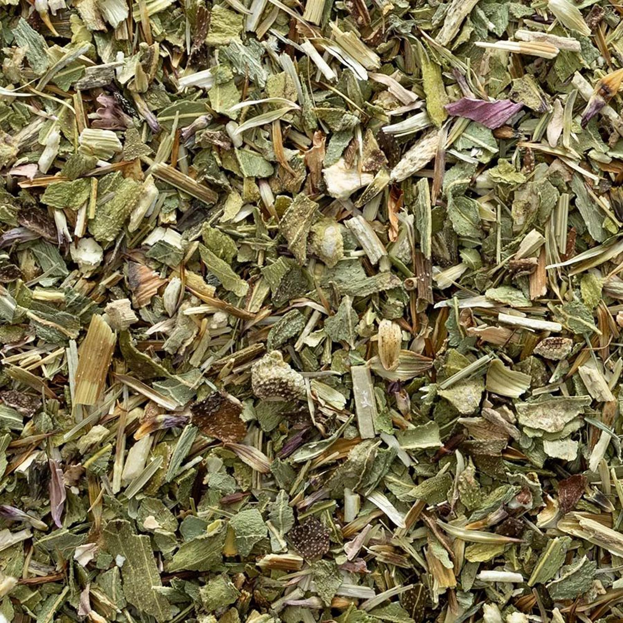 Frontier Co-op echinacea en taza de infusión, muestra uso práctico y preparación fácil