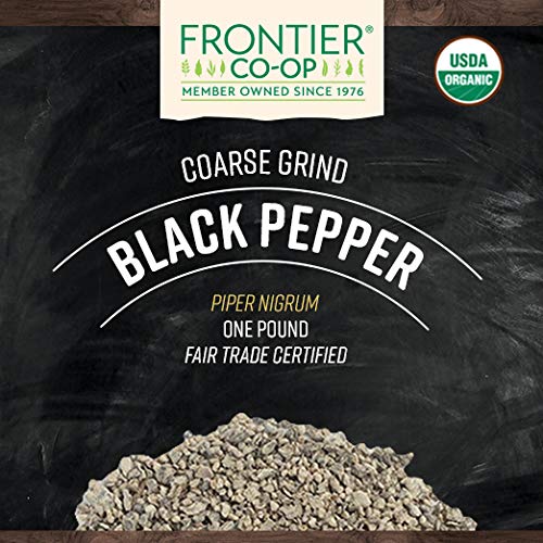 Frontier Co-op primer plano de textura gruesa mostrando sabor intenso