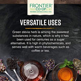 Frontier Co-op cucharada de stevia en hoja lista para dosificar en recetas