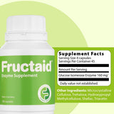 Fructaid junto a frutas variadas, ayuda a consumir fruta sin molestias