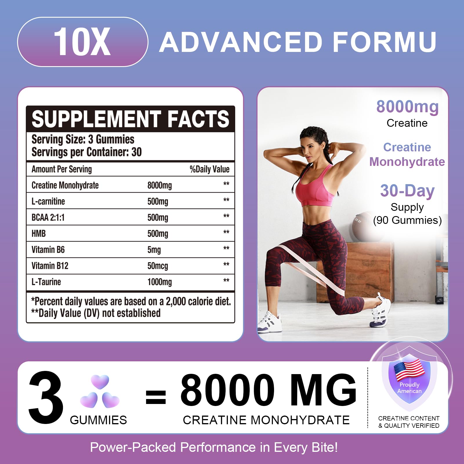 Fudualvdel etiqueta con ingredientes para ver información y calidad cGMP