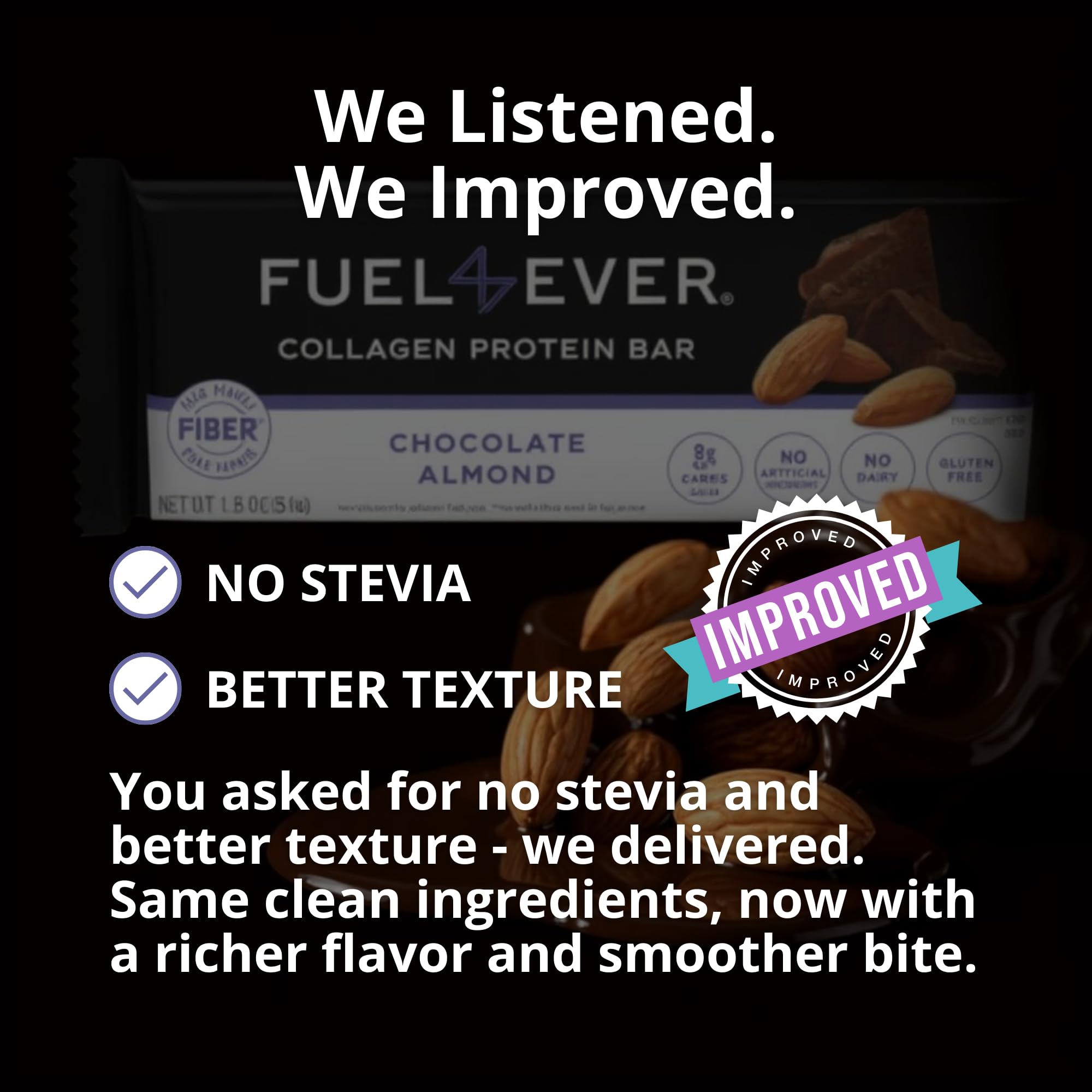 Fuel 4 Ever ingredientes principales sobre mesa que resaltan naturalidad