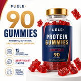 FUELE+ gominola en primer plano resaltando sabor y aspecto apetecible