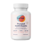 FullWell frasco frontal mostrando 240 cápsulas y etiqueta clara beneficio nutricional