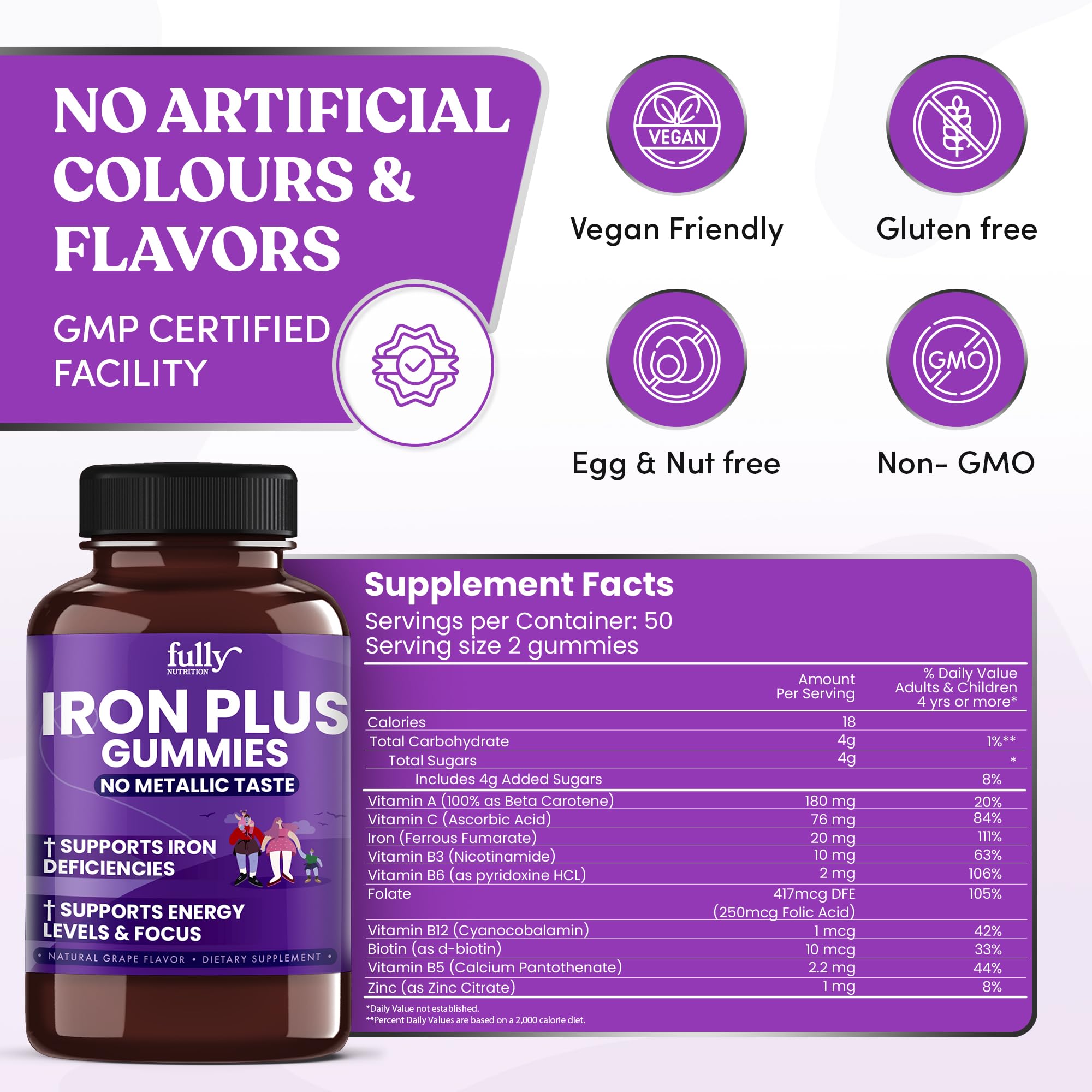 FULLY NUTRITION etiqueta de ingredientes, información transparente y confianza