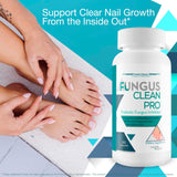 Fungis Toenail Fungus Treatment comparación de tamaño con moneda mostrando porción