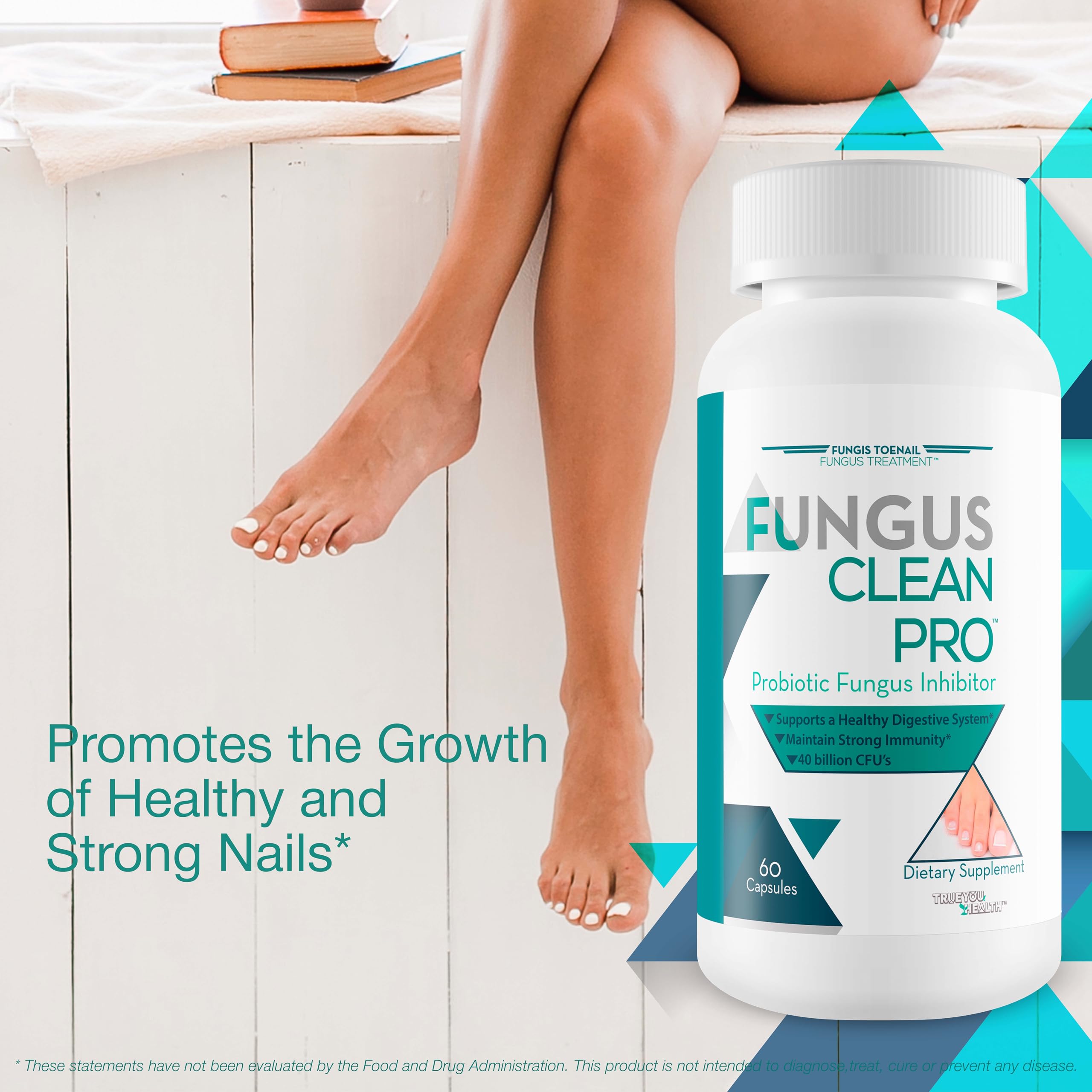 Fungis Toenail Fungus Treatment cápsula en mano ilustrando facilidad de uso diario