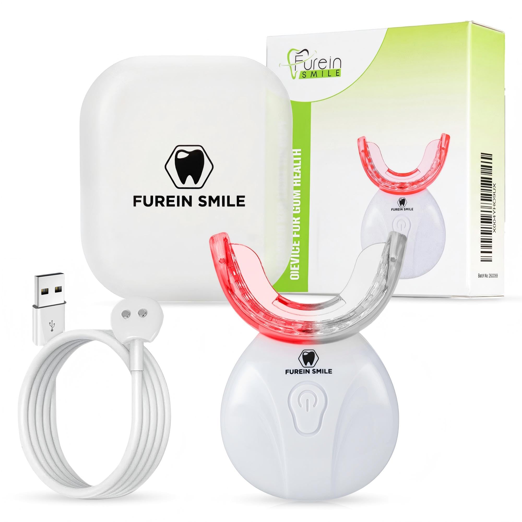 FUREIN SMILE vista frontal del dispositivo portátil beneficio confort oral