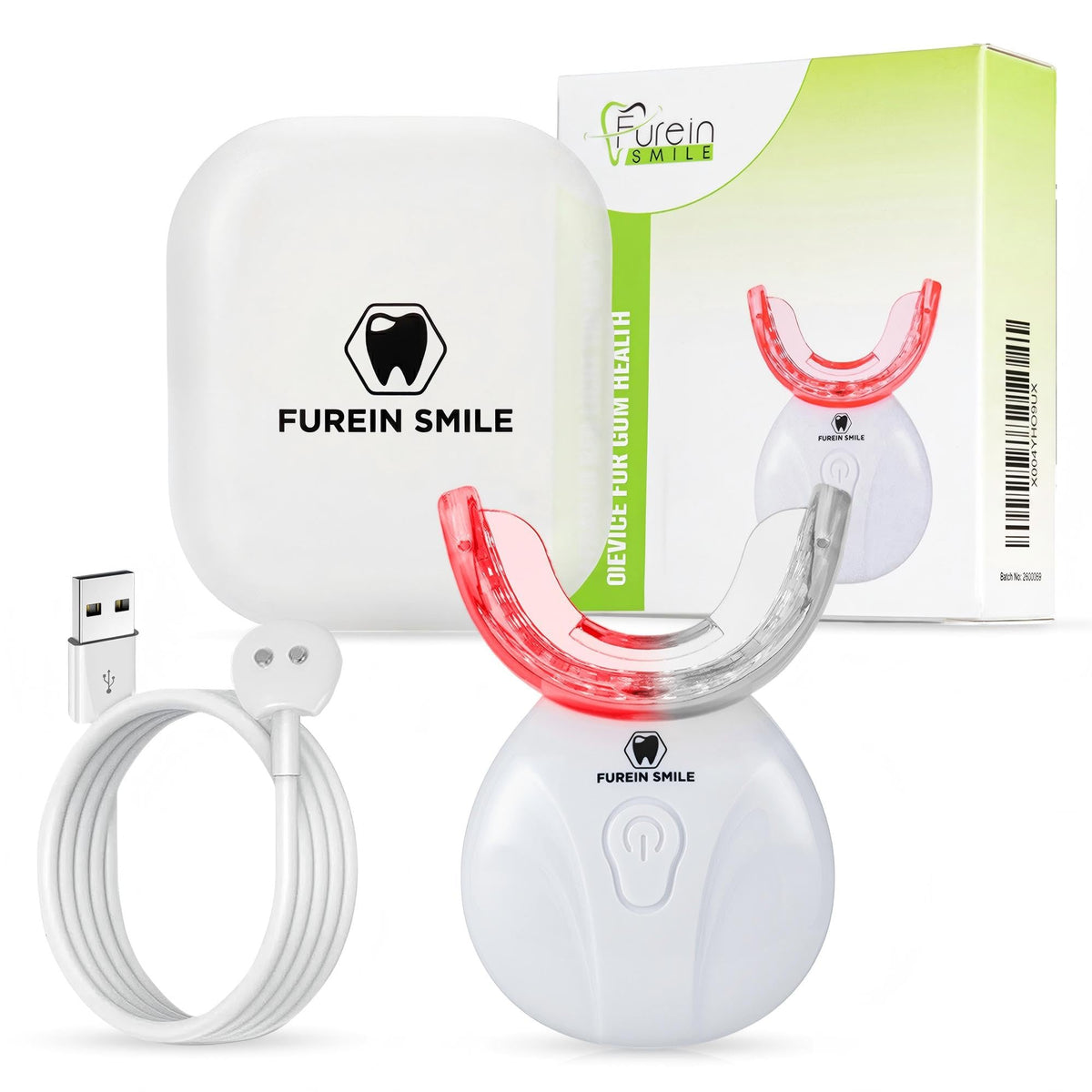 FUREIN SMILE vista frontal del dispositivo portátil beneficio confort oral
