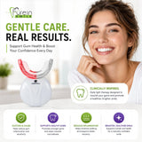 FUREIN SMILE comparación de tamaño junto a mano para transporte fácil