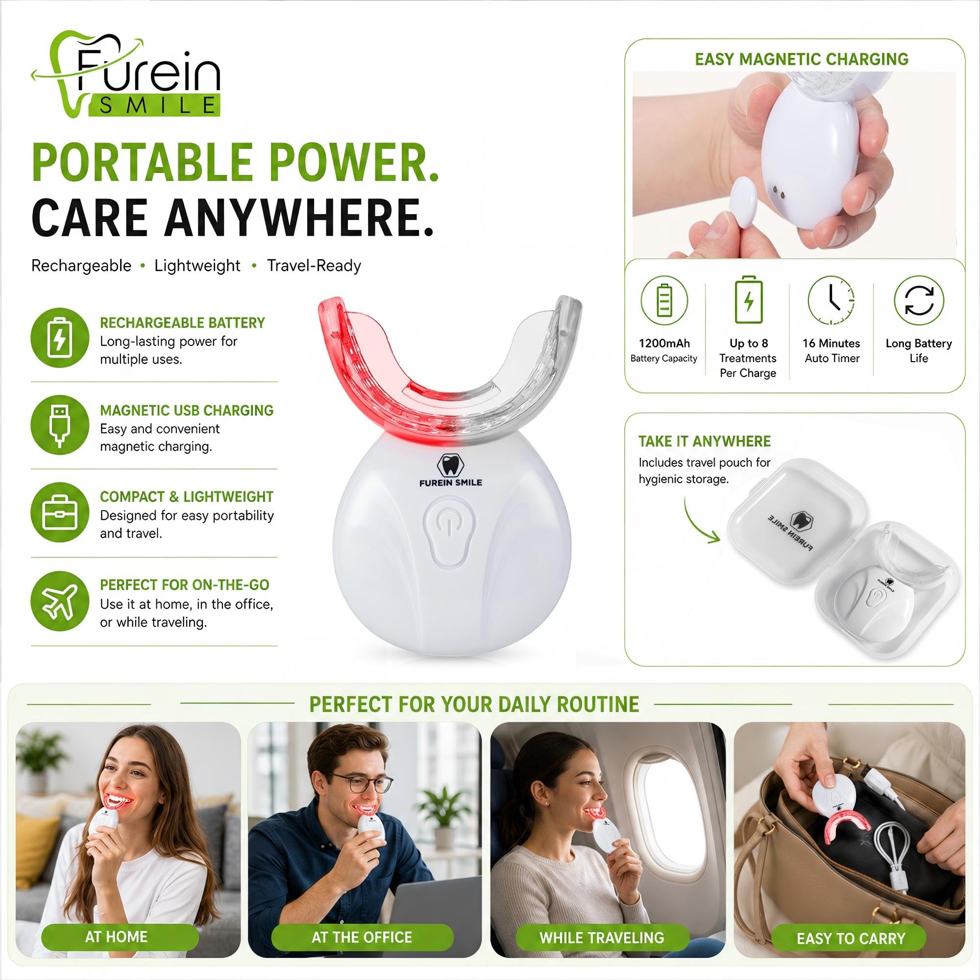 FUREIN SMILE superficie y acabado ergonómico comodidad al sostener