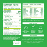 Further Food textura del polvo matcha-collagen, fácil disolución visible