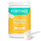 Further Food envase frontal con diseño claro y beneficio de proteína limpia