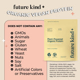 Future Kind batido de vainilla servido en vaso, opción nutritiva post entreno