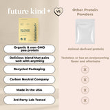 Future Kind pancakes hechos con proteína de vainilla, alternativa sabrosa sin lácteos