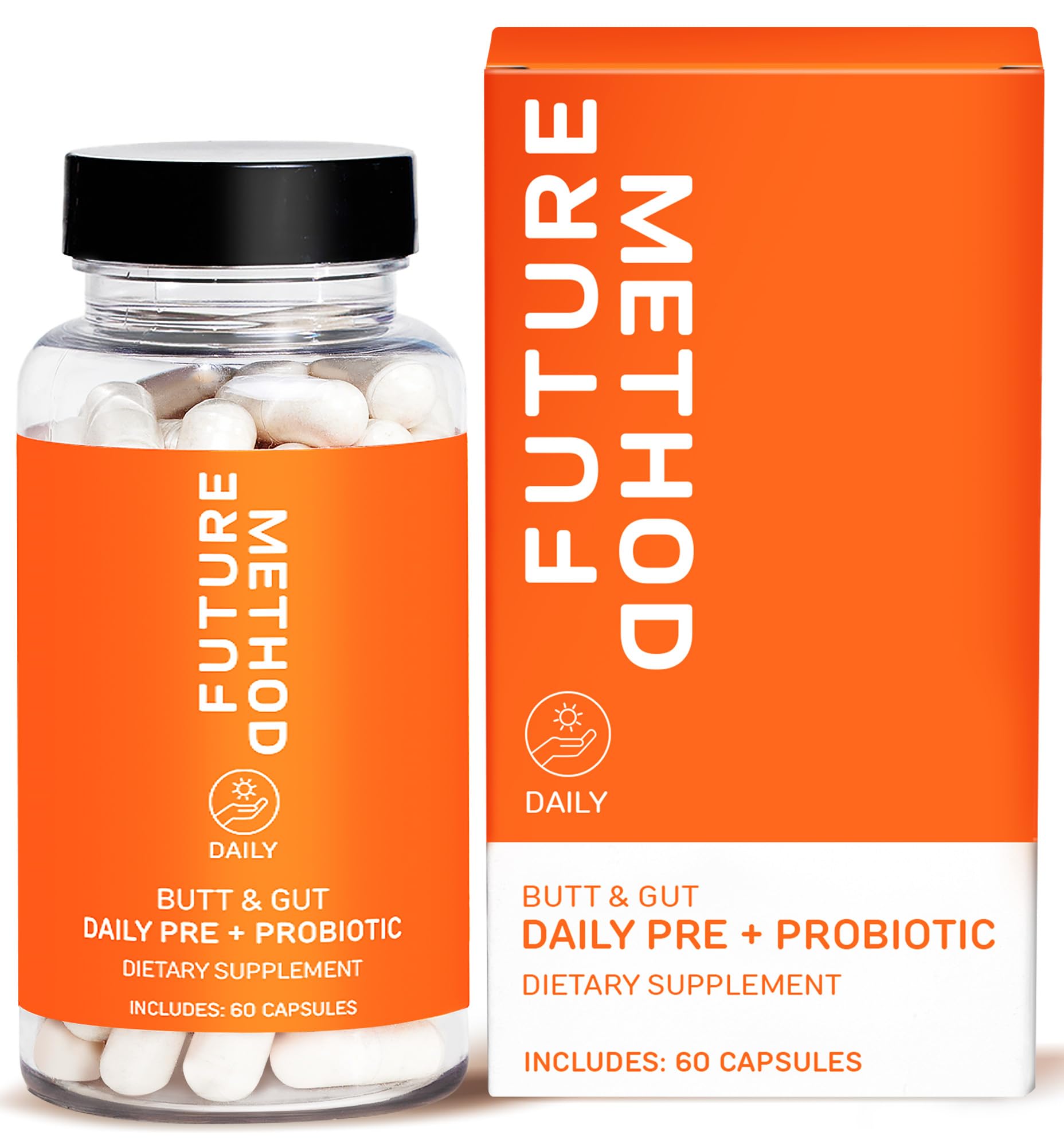 FUTURE METHOD envase frontal mostrando diseño y beneficio de salud digestiva