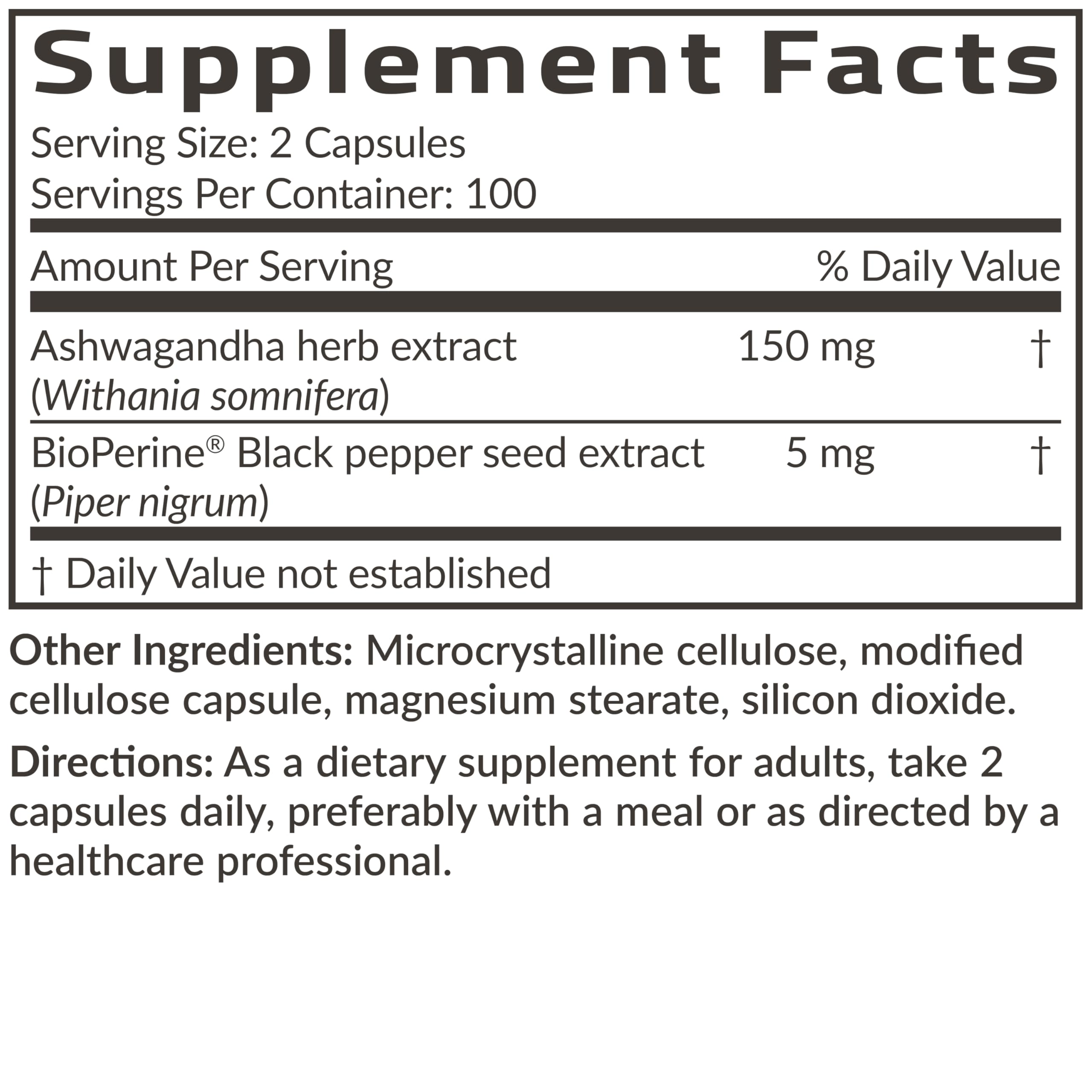 Futurebiotics detalle de ingredientes con BioPerine para mejorar absorción